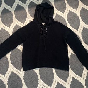 Black Sweater Hoodie: Medium, Falls Creek